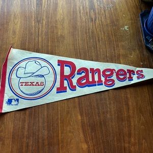 1970 Texas Rangers baseball MLB Pennant 30” x 12”